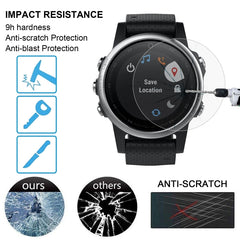 Película de vidrio templado de 0,2 mm 9H 2.15D para Garmin Fenix 5S