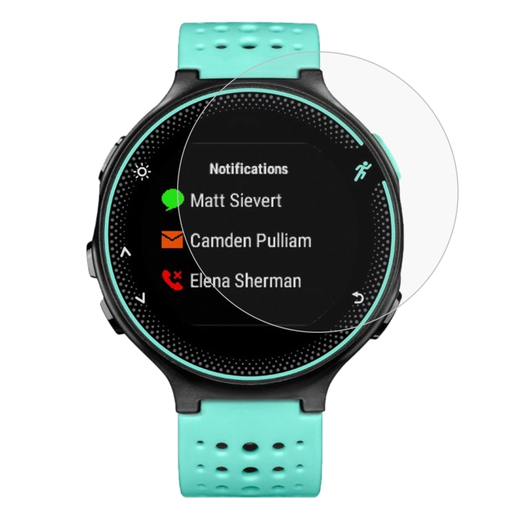 Película de vidrio templado 9H de 0,2 mm para Garmin Forerunner 235