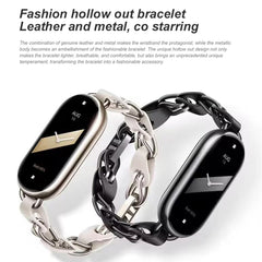 Pulsera de acero inoxidable de moda para Xiaomi Mi Band 8