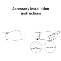 Pulsera de acero inoxidable de moda para Xiaomi Mi Band 8