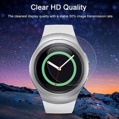 Película de vidrio templado para reloj inteligente de 2 piezas para Samsung Gear S2