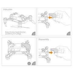 Parasol para lente de cámara PGYTECH para DJI Spark