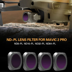 Filtro de lente ND8-PL + ND16-PL + ND32-PL + ND64-PL ND-PL para DJI Mavic 2 Pro