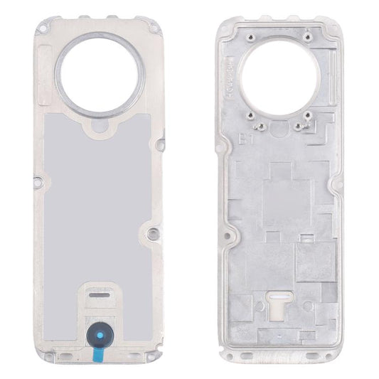 Para la placa trasera de aluminio desmontada...