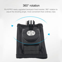 Soporte de mochila con correa de liberación rápida para GoPro