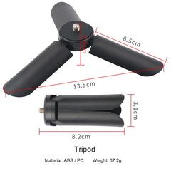 Mini trípode + soporte de extensión de linte...