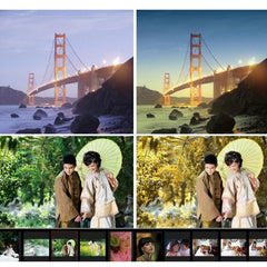 JUNESTAR Filtro de lente profesional 7 en 1 ...