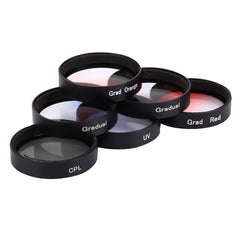 Filtro de lente 6 en 1 de 34 mm para DJI Phantom 3 y 4
