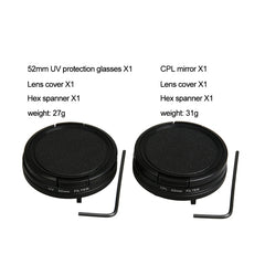 Para GoPro HERO5 Filtro de lente profesional...
