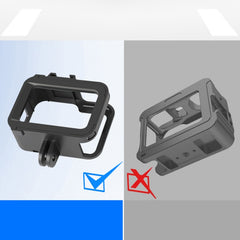 RUIGPRO para GoPro HERO8 Caja de marco ABS de PC negra