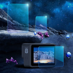 Para GoPro HERO8 Lente negra + Película de v...