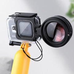 Estuche impermeable con lente macro 58 mm 16X para GoPro HERO8