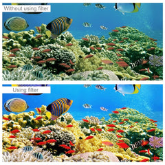Filtro de color de buceo de carcasa cuadrada para Insta360 ONE R 4K