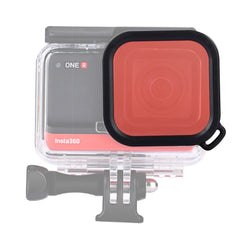 Filtro de color de buceo de carcasa cuadrada para Insta360 ONE R 4K