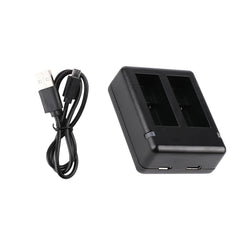 Cargador de Baterías Dual USB con Cable y Lu...