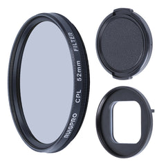RUIGPRO para GoPro HERO10 Negro / HERO9 Negro 52mm Filtro de Lente CPL