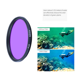 RUIGPRO para GoPro HERO10 Black / HERO9 Black 52mm Filtro de lente 10 en 1
