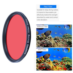 RUIGPRO para GoPro HERO10 Black / HERO9 Black 52mm Filtro de lente 10 en 1