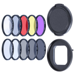 RUIGPRO para GoPro HERO10 Black / HERO9 Black 52mm Filtro de lente 10 en 1