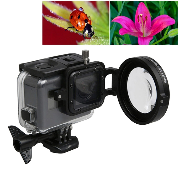 Filtro de primer plano de lente macro 58 mm 16X para GoPro HERO5