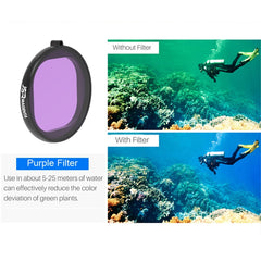 JSR Carcasa Redonda Buceo 6 en 1 UV + CPL + ...