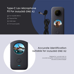 Para micrófono de grabación Insta360 ONE X2 ...
