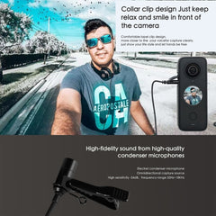 Para micrófono de grabación Insta360 ONE X2 ...