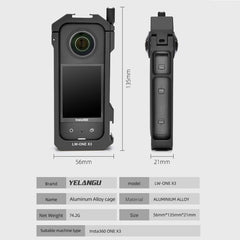 Para Insta360 X3 YELANGU LW-ONE X3 Caja de m...