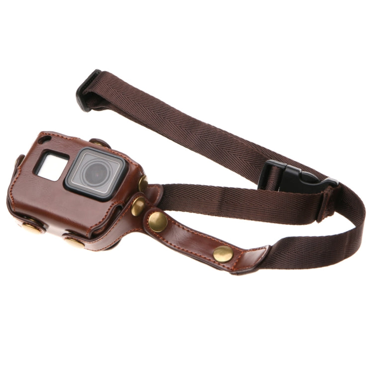 Para GoPro HERO7 Black /6 /5 Funda de cuero ...