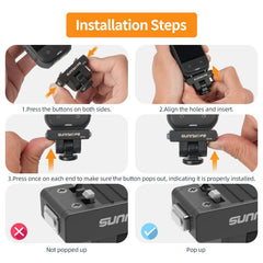 Adaptador de liberación rápida magnético Sun...