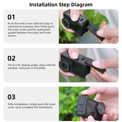 Tapa lateral de la batería para DJI Osmo Act...