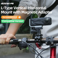 Soporte vertical-horizontal tipo L para Insta360 X5 / X4