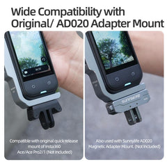 Soporte vertical-horizontal tipo L para Insta360 X5 / X4