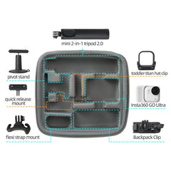 Para la Insta360 GO Ultra, kit completo Sunn...