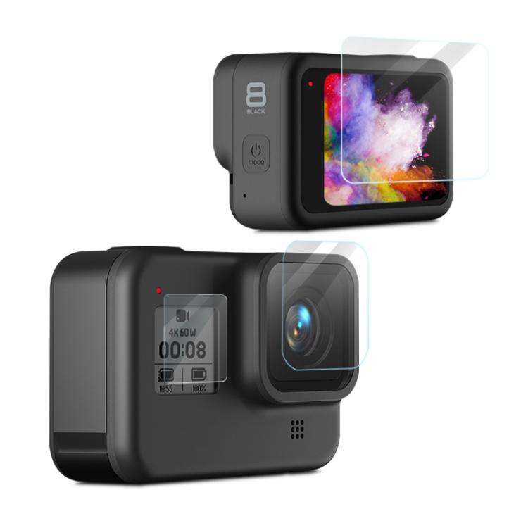 Lente + Película Suave LCD HD para GoPro HERO8 Negro