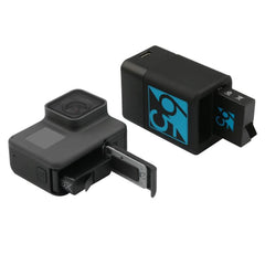 Cargador de baterías duales con cable USB-C ...