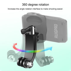 Clip de montaje rec para mochila tipo J con rotación de 360 grados