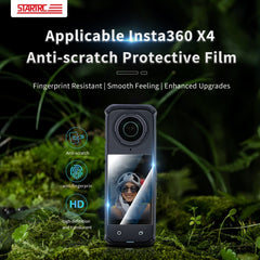 Para Insta360 X4 STARTRC 2 piezas HD películ...
