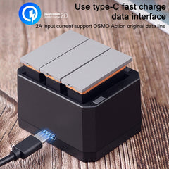 Cargador de Baterías Triple USB con Luz Indi...