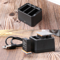 Cargador de Baterías Triple USB con Luz Indi...