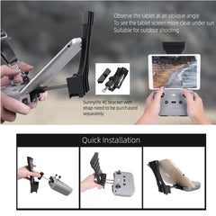 Soporte de extensión de placa de control remoto Sunnylife para DJI Mavic Air 2