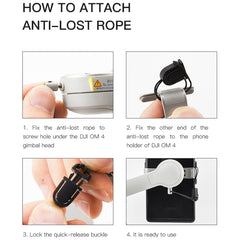 Cuerda Antipérdida STARTRC para DJI OM4 / Osmo Mobile 3