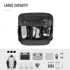 Bolsa de almacenamiento de un solo hombro con caja de transporte para DJI Mini 3 Pro