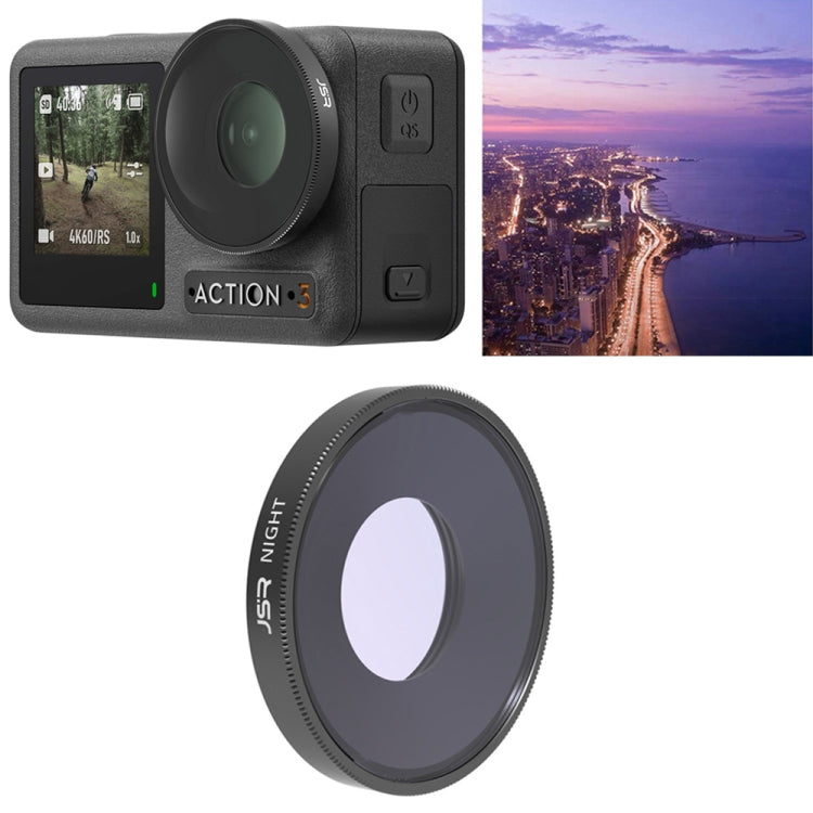 Filtro de lente JSR NIGHT para DJI Osmo Acti...