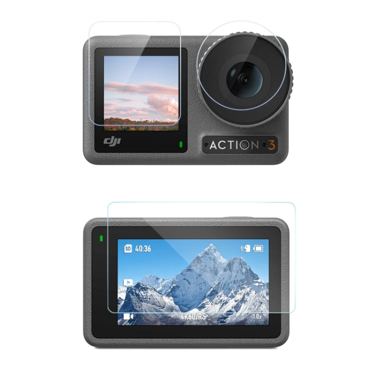 Para DJI Osmo Action 3 Lente 3 en 1 Pantalla...