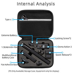 Para DJI Osmo Action 3 Estuche de transporte...