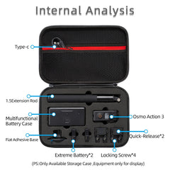 Para DJI Osmo Action 3 bolsa de almacenamien...