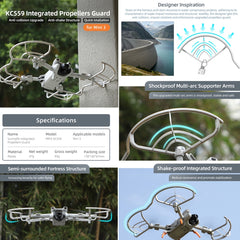 Protector de hélice de drones para DJI Mini 3