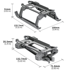 Bastidor de tren de aterrizaje plegable STARTRC para DJI Air 3S/3