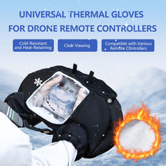 Guantes de invierno abrigados con control re...